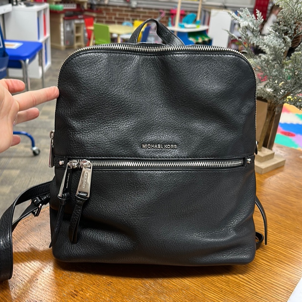 Michael lord backpack purse black good condition
